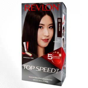 Read more about the article Revlon Top Speed Hair Color for Women, 180g – Dark Brown 65 (Pack of 1)